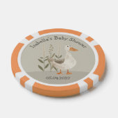 Waterverf Ganzen Pattern Baby shower Poker Chips (Enkel)
