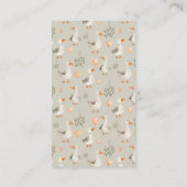 Waterverf Ganzenboeken voor Baby — Behuizing Kaart (Achterkant)