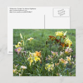 Waterverf Garden Briefkaart (Voorkant / Achterkant)