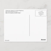 Waterverf Garden Briefkaart (Achterkant)