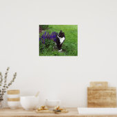 Waterverf Garden Cat Poster (Keuken)