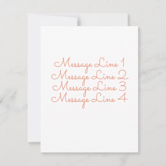 Waterverf Garden Flat Kaart (Achterkant)