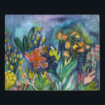 Waterverf Garden Flowers Art Puzzel<br><div class="desc">Kijk eens naar deze mooie kunst,  hand gemaakt door mij voor je! Voel je vrij om je eigen tekst toe te voegen of de kleuren te wijzigen. Bezoek mijn winkel voor meer!</div>