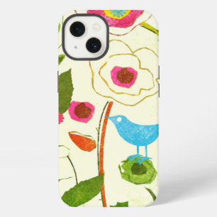 Waterverf Garden Flowers iPhone 13 Hoesje