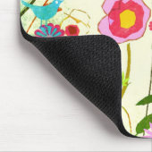 Waterverf Garden Flowers Muismat (Hoek)