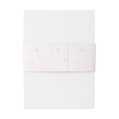 Waterverf Garden Flowers Uitnodigingen Wikkel (Achterkant Voorbeeld)