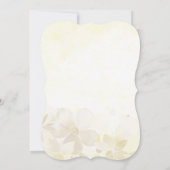 Waterverf Garden Flowers Weddenschap repetitie Kaart (Achterkant)