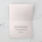 Waterverf  Garden Flowers Wedding Bedankkaart (Binnen)