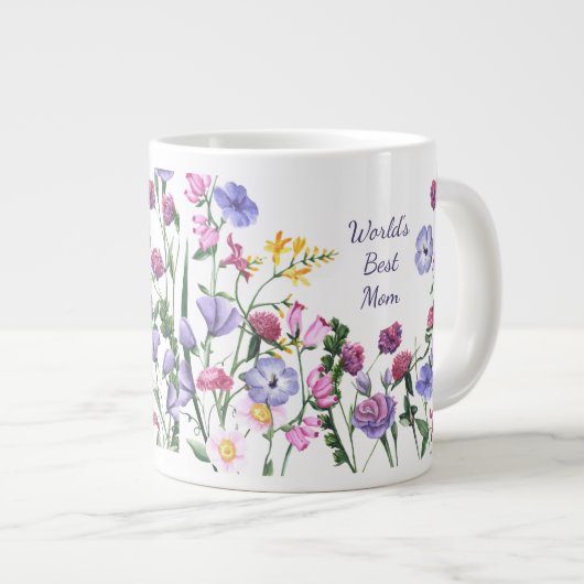 Waterverf Garden Flowers World's Best Mam Mok (Voorkant rechts)