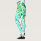 Waterverf Garden Impressionist Yoga Pants Runing Leggings (Links)