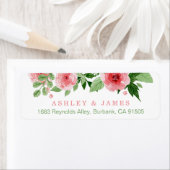 Waterverf Garden Roos Natuur Flowers Etiket (Insitu)