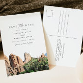 Waterverf Garden van de Goden sparen de Datum Briefkaart