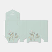 Waterverf Garden Wedding Bedankdoosjes (Uitgevouwen)