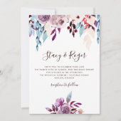 Waterverf Garden Wedding Kaart (Voorkant)