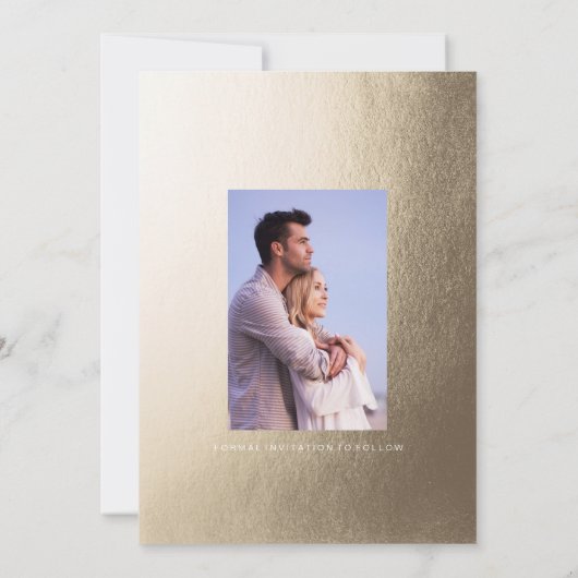 WATERVERF GARDEN WEDDING Save the Date Card (Achterkant)