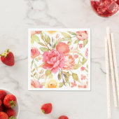 Waterverf Garden Wedding Servet (Insitu)