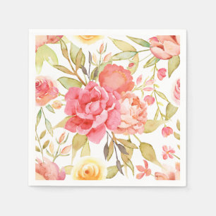 Waterverf Garden Wedding Servet