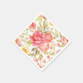 Waterverf Garden Wedding Servet (Hoek)