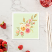 Waterverf Garden Wedding Servet (Insitu)