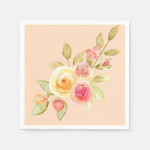 Waterverf Garden Wedding Servet