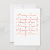 Waterverf Garden Wreath Bedankkaart (Achterkant)