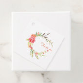 Waterverf Garden WreathDank u Labels (In situ)