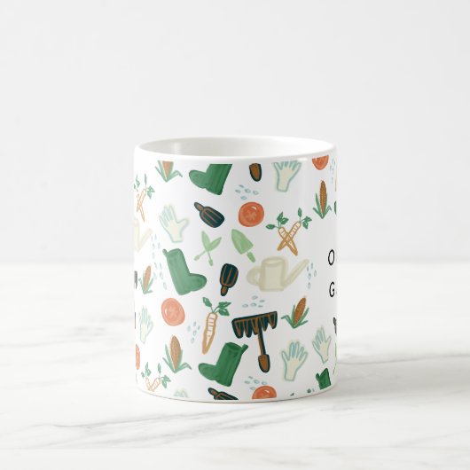 Waterverf Gardening Koffiemok (Center)