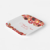 Waterverf Garland van vruchten en bessen Papieren Bordje (Gebogen)