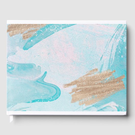 Waterverf gastboek gastenboek (Voorkant)