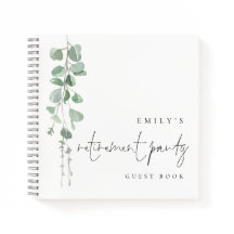 Waterverf Gastenboek Eucalyptus Retirement Party