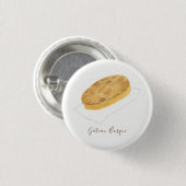 Waterverf Gâteau Basque Ronde Button 3,2 Cm (Voorkant /achterkant)