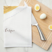 Waterverf Gâteau Basque Theedoek (Quarter Fold)