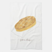 Waterverf Gâteau Basque Theedoek (Verticaal)