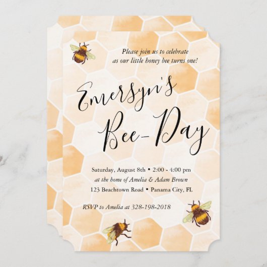 Waterverf Gebaard Kaart (Voorkant / Achterkant)