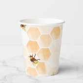 Waterverf Gebaard Papieren Bekers (Achterkant)