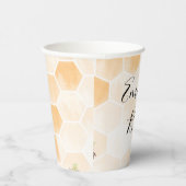 Waterverf Gebaard Papieren Bekers (Rechts)