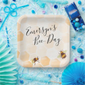 Waterverf Gebaard Papieren Bordje (Feest)