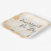 Waterverf Gebaard Papieren Bordje (Gebogen)