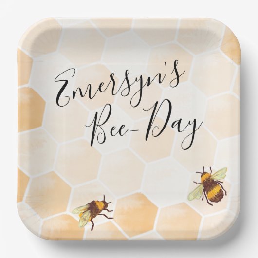 Waterverf Gebaard Papieren Bordje (Voorkant)