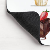 Waterverf gebakken banketbakkerswaren koekjes geba muismat (Hoek)