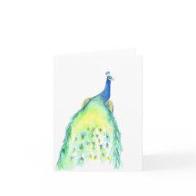 Waterverf gebarsten notitiekaart