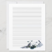 Waterverf gebergte — papier (Voorkant)