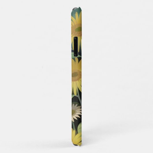 Waterverf Gebied van de Gele Wildbloemen Case-Mate iPhone Case (Achterkant/rechts)