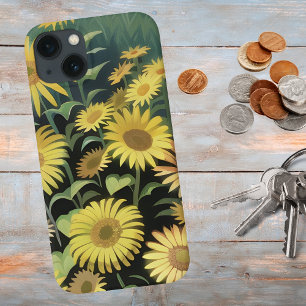 Waterverf Gebied van de Gele Wildbloemen Case-Mate iPhone Case