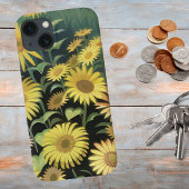 Waterverf Gebied van de Gele Wildbloemen Case-Mate iPhone Case