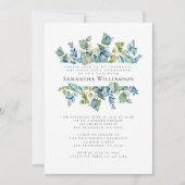 Waterverf gebladerte eerste Heilige Communie uitno Kaart (Voorkant)