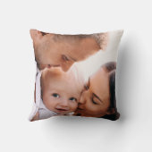 Waterverf gebladerte foto gepersonaliseerde gift kussen (Achterkant)