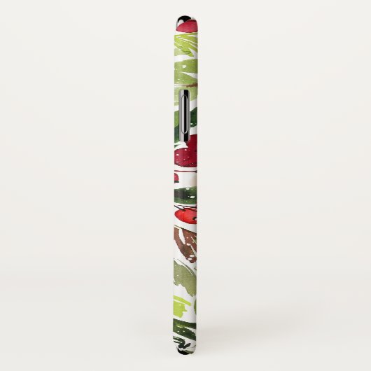 Waterverf gebladerte foto wintertelefoon geval Case-Mate iPhone case (Achterkant / rechts)