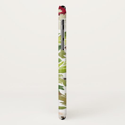 Waterverf gebladerte foto wintertelefoon geval Case-Mate iPhone case (Achterkant/links)