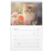 Waterverf Geboorte Bloemen Katten Kalender 2024 (Jan 2027)
